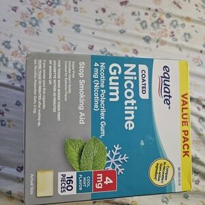 Equate Nicotine Gum - Cool Mint Flavor